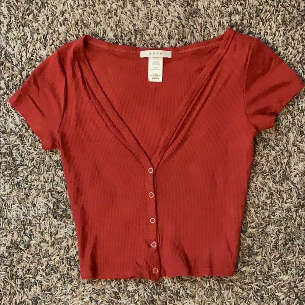 Burnt orange top